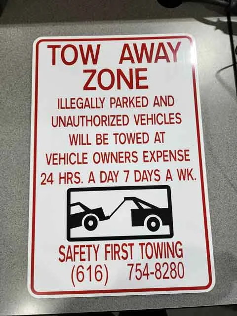 Private Property Towing Signs